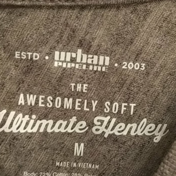 Urban Pipeline s/s color block "Ultimate Henley" - Picture 2 of 5